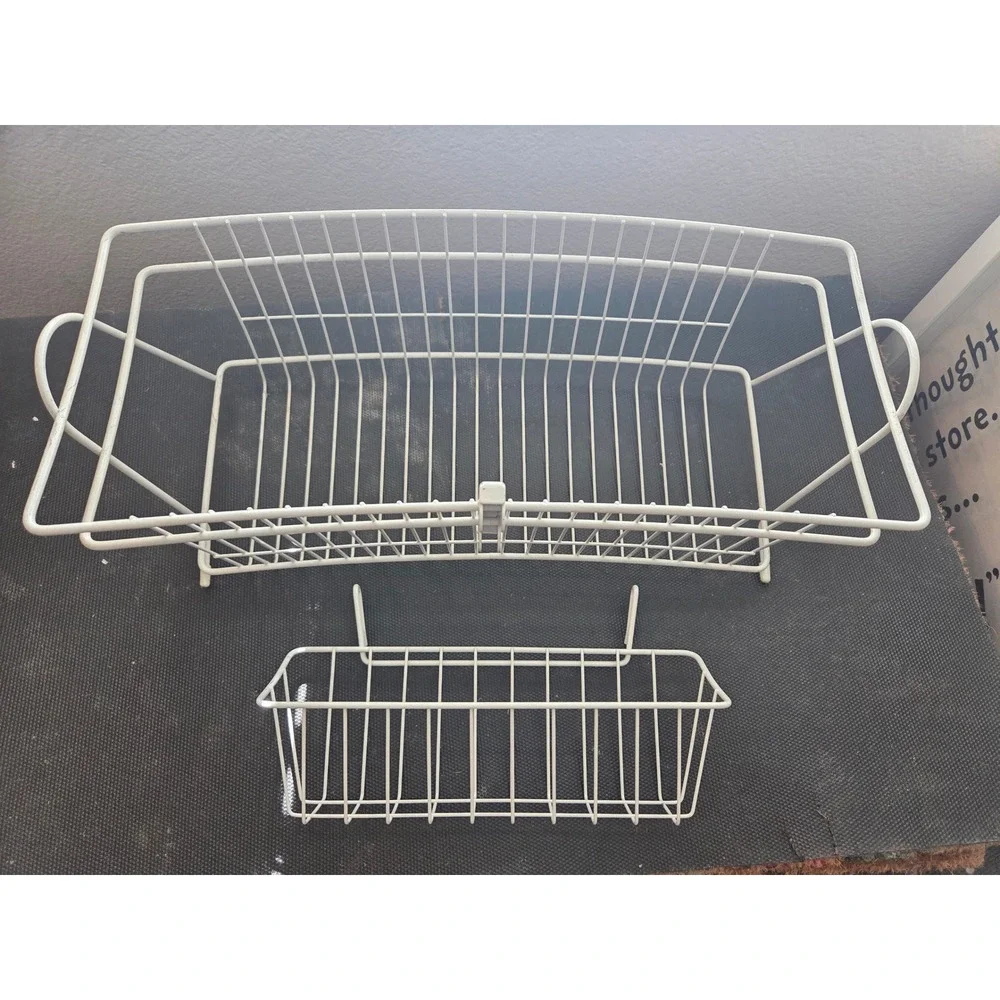 ClosetMaid White Metal Wire Drawer and Hanging Basket Set Closet Storage System